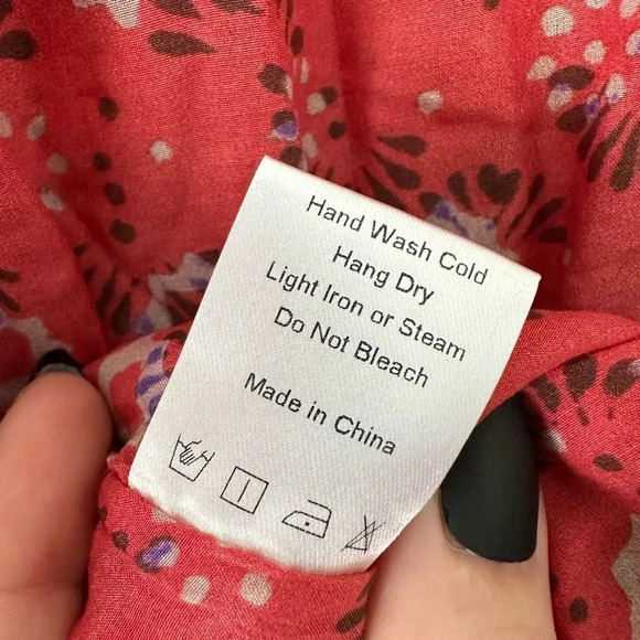 Xirena Jia Floral Silk Blend Mini Dress Coral Blush - Picture 12 of 13